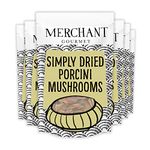 Merchant Gourmet Dried Porcini Mushrooms - Soak & Cook -Perfect in Risottos, Pasta , Stocks & Soups - Pack of 6 x 30g Pouches