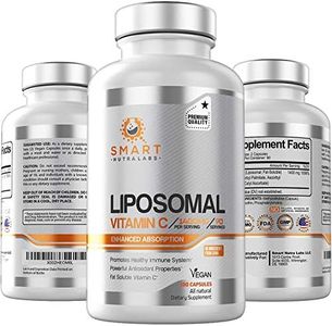 Liposomal Vitamin C 1400mg- 180 Vegan Capsules- China Free Ingredients, Fat Soluble High Absorption VIT C- Supports Healthy Immune System & Collagen Booster- Powerful Antioxidant Support Supplement