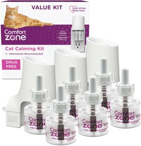 Comfort Zone Cat Calming Diffuser – Stress Relief Plug-In