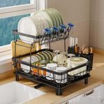 2 Tier Dish Drainer Rack for Kitche