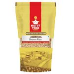 Nutty Yogi Gluten Free Organic Brown Rice, Certified, Sourced from own Farms, Non Polished, Organic, Low GI, Gluten Free, Vegan 500gm (Pack of 1)