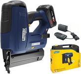 RAPID BNX50 18V P4A Battery-Powered Brad Nailer Kit - Cordless Nail Gun, Adjustable Depth-of-Drive​, Single or Bump Fire, Skirting Board and Window Trim, with 2.5Ah Battery, Charger & Case (5001499)