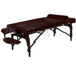 Master Massage Supreme Portable Table Massage Couch, Coffee, 79cm