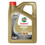 Castrol EDGE SUV 0W-30 Advanced Full Synthetic Engine Oil | Power Boost Technology | G80% Improved Performance| For Petrol, Diesel, CNG & Hybrid Cars | 4L