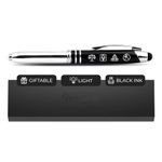 Inkstone Symbols of Law and Justice - Gift Pen with Light Stylus Tip for Lawyers, Students, Paralegals, Judges, Government Officials, Police Officers