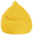 Gouchee Home Bean Bag Chair for Kids and Adults - Easy Gold - Beanbag Couch for Indoor Living Spaces - Cozy Chair, Stylish, and Comfy Lazy Sofa Chair for Reading, Gaming, and More