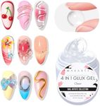 Makartt 3D Gel Nail Art: Clear Soli