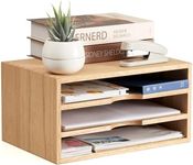 KIRIGEN Wooden Desktop Organizer Pa