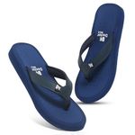 Havinosh Flip Flop for Women | Soft Comfortable | Breathable | Fashionable | Stylish | Trendy | Super soft | Lightweight | Anti-Slip Sole | Indoor & Outdoor | (H-30) (Blue-08)