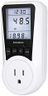 SURAIELEC Watt Meter, Plug-in Socket Power Meter, Auto Cost Calculator, Backlit Large Display, Overload Protection, Kilowatt Wattage Voltage AMP Tester, Electricity Usage Electrical Energy Monitor