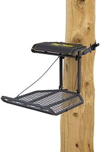 Rivers Edge® Big Foot™ Rogue XL Lever-Action Hang-On Treestand, Flip-Up TearTuff™ Mesh Seat, 24” x 37” Large Platform, Footrest, RE562