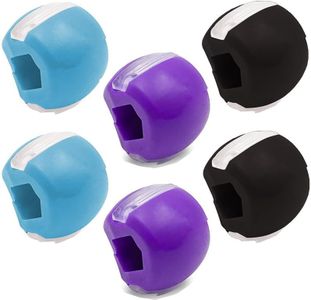 6 Pack Jaw Exerciser for Men & Women Silicone Jaw Exerciser Tablets Jaw Exerciser Gum BPA Free Jawline Exerciser for Men Jaw Trainer & Jawline Shaper for All Level Users Slim and Tone Face (rhombic)
