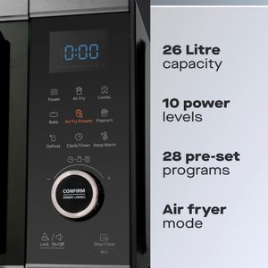 Daewoo 26L 5-in-1 Air Fryer Microwave – Multi-Function Oven