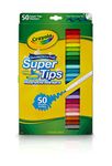 Crayola Fine Washable Super Tips with Silly Scents Markers, 50 Count