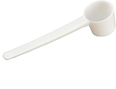 Gdeal 5g Medical Grade White Plastic Kitchen Measuring Spoon for Milk Powder Liquid Seasoning Refillable Reusable Compatible Scoops (30Pcs)