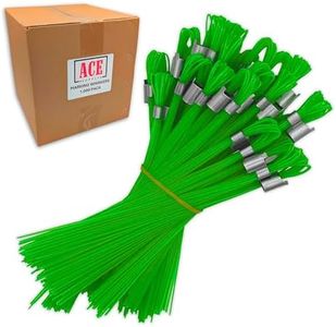 ACE Supply Green Marking Whiskers - 1000 Pack - Durable Marking Whisker Set - Use Survey Whiskers As Survey Stakes, Construction Markers, Or Trail Markers
