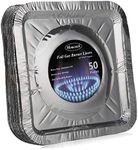 MOACOCK 50 Pack Aluminum Foil Squar