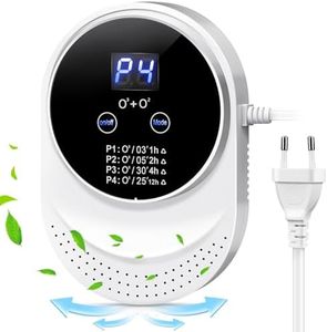 ICARE Generatore di Ozono Purificatore d'aria, Sterilizzatore per Deodorizzazione Dell'Ozono, Deodorante per Ionizzatore di Ozono, Purificatore Aria per Bagni, Animali Domestici, Formaldeide, Auto
