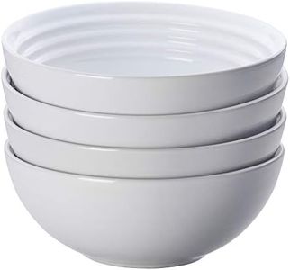 Le Creuset of America PG9102S4 – 1616 pezzi (4) zuppa ciotole da tavola Dinnerware, 22 oz (15,9 cm), bianco
