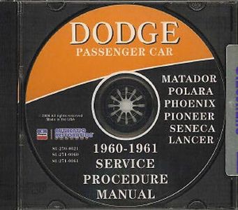 1960-1961 Dodge CD Repair Shop Manual for all models