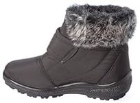 Womens Winter Boots Warm Lining Cold-Weather Black Shoes Size 9 wolfsburg3