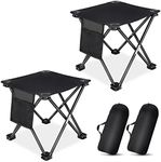 KABOER 2 Pack Folding Camping Stool