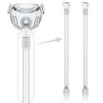 2PCS Replacement Tube for Amara View, Quick Release Short Tube Compatible with Amara View, No Elbow, Improved Design and Upgraded Material, Great Value Supplies by Medihealer