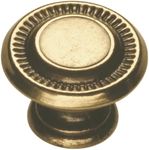 Hickory Hardware P8011-LP 1-Inch Manor House Cabinet Knob, Lancaster Hand Polished