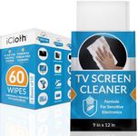 iCloth XL Screen Cleaning Wipes, Li