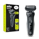 Braun Series 5 Electric Shaver, Foil Shaver With 3 Flexible Blades, 100% Waterproof, Wet & Dry Electric Razor for Men, 50-W1000s, White Rated Which? Best Buy