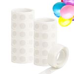 SULOLI Glue Stickers,1200 PCS Sticky Dots Double Sided Dots for Balloons(10mm)