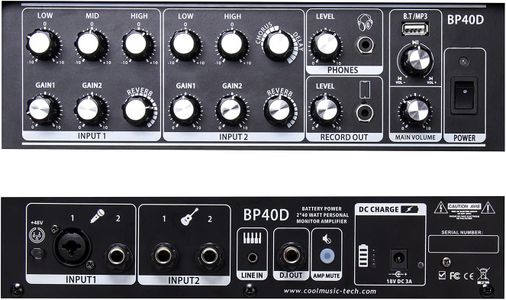 Coolmusic BP40D 80W Guitar Amplifier – Portable Electric Amp