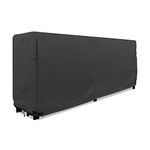 KHOMO GEAR - Heavy Duty Log Rack Cover - 8' - Panther Series - Black