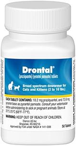 Elanco Drontal Broad Spectrum Dewormer, 50 Tablets