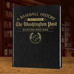 Signature gifts - Boston Baseball History Book - Sports Fan Gift - A Major League History Told Through Newspaper Archive Coverage - Last Minute Gift - Red Sox Black…