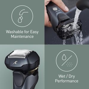 Panasonic 5-Blade Electric Shaver for Men – Wet & Dry Use