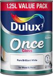 Dulux Once Gloss 1.25L Pure Brilliant White (301023)