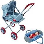 Baby Doll Stroller Play Set, 3-in-1