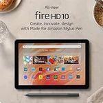 Amazon Fire HD 10 tablet and Stylus