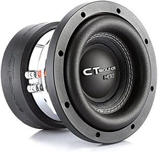 CT Sounds Meso-6.5-D4 6.5 Inch Car Subwoofer Dual 4 Ohm, 800 Watts Max