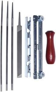 Mtanlo Kit d’affutage de Chaîne Tronçonneuse Professionnel, Taille 5/32", 3/16", 7/32", Lime pour Chaîne de Tronçonneuse, pour Husqvarna Stihl Poulan Pro Echo Homelite Jonsered Craftsman