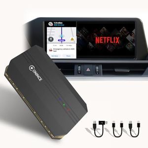 Magic Box 3.0 Pro – Snapdragon 6125 Octa-Core, HDMI & Dual Display | Supports 4G SIM Card | Stream Netflix, Disney+, YouTube, Prime Video | Wireless CarPlay & Android Auto | for Wired CarPlay Cars