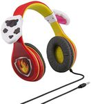 Paw Patrol Marshall Kids Headphones, Adjustable Headband, Stereo Sound, 3.5Mm Jack, Wired Headphones for Kids, Tangle-Free, Volume Control, Foldable, Headphones Over Ear, Frustration Free Packaging