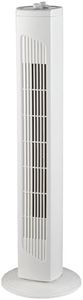 Beldray EH3713 32 Inch Oscillating Tower Fan - 3 Speeds, 2 Hour Timer, Standing Floor Cooler With Carry Handle, Quiet Cooling, Sturdy Base, Home/Office, White, 45W