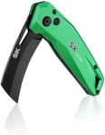 SK Hawkbill Folding Pocket Utility Knife, Premium D2 Curved Blade for Cable Skinning, Carpet, Linoleum, Cardboard, Rope, Wire Cutting