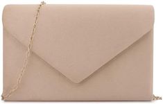 BBjinronjy Clutch Purse Evening Bag for Women Evening Wedding Party Velvet Suede Pleated Handbag (Nude)