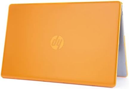 mCover Case Compatible ONLY for 2021-2023 17.3" HP Laptop 17-CNxxxx Series (No DVD Drive) Windows Laptop Computer (NOT Fitting Other HP Models, Including 17" HP Envy Series) - Orange