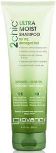 GIOVANNI 2chic Ultra-Moist Shampoo, (Dry/Damaged Hair), Avocado and Olive Oil, 250ml