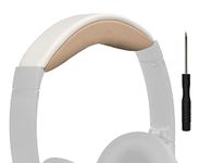 SOULWIT Replacement Headband Pad Kit for Bose QuietComfort 25(QC25)/SoundLink Around-Ear II(SoundLink AE2)/SoundTrue Around-Ear II(SoundTrue AE 2) Headphones, Easy DIY Installation - White&Beige