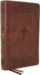 NABRE New American Bible, Revised Edition, Catholic Bible, Large Print Edition, Leathersoft, Comfort Print: Holy Bible [Brown]